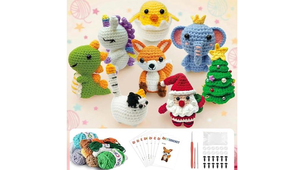 eight piece crochet starter kit
