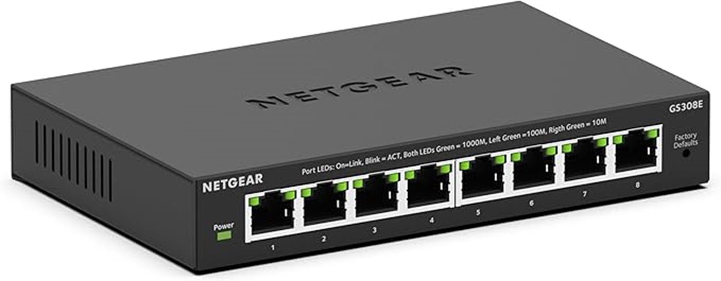 eight port gigabit switch
