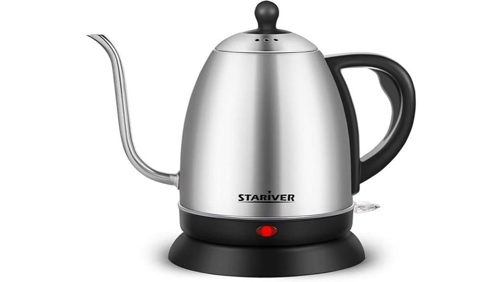 electric 1l gooseneck kettle