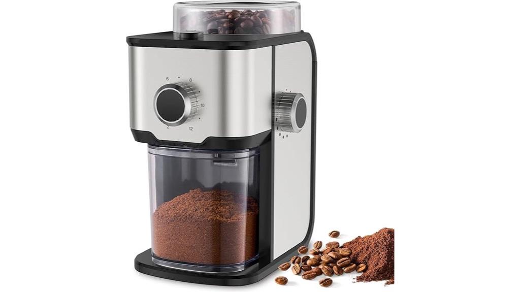 electric coffee grinder capacity