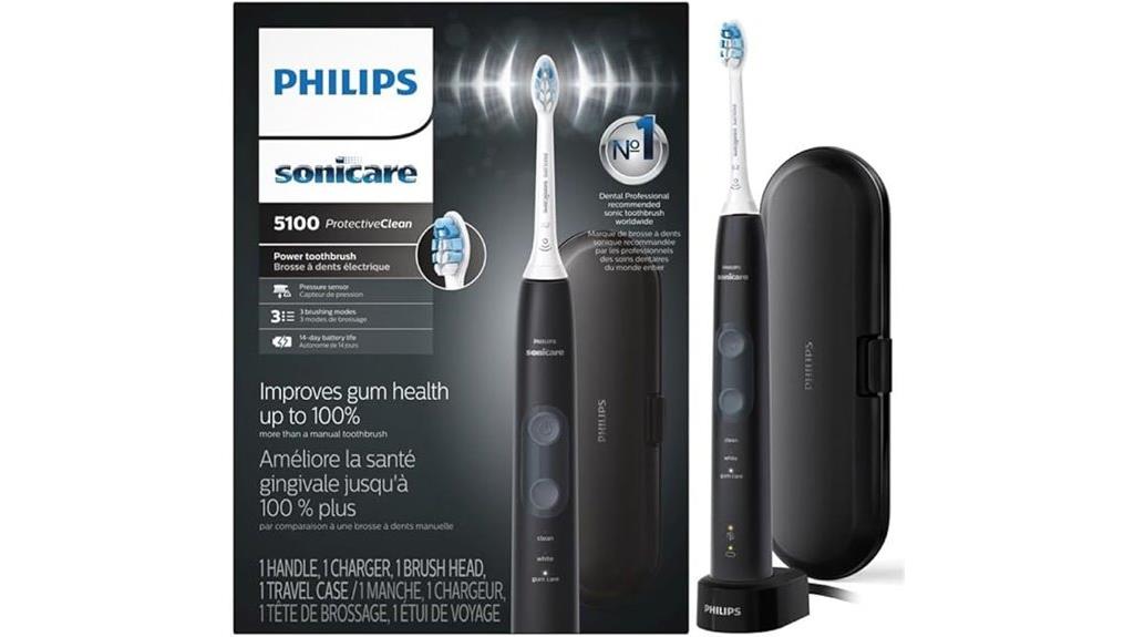 electric toothbrush with pressure sensor