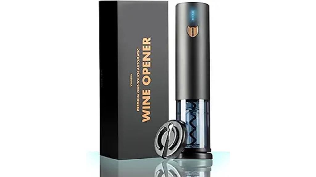 electric wine opener with lights