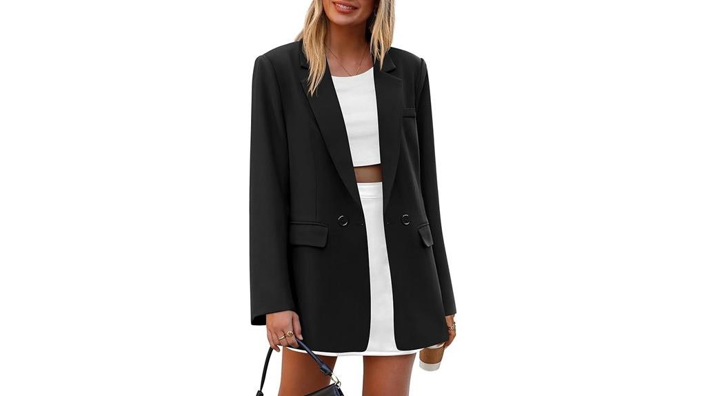 elegant fall blazer suit