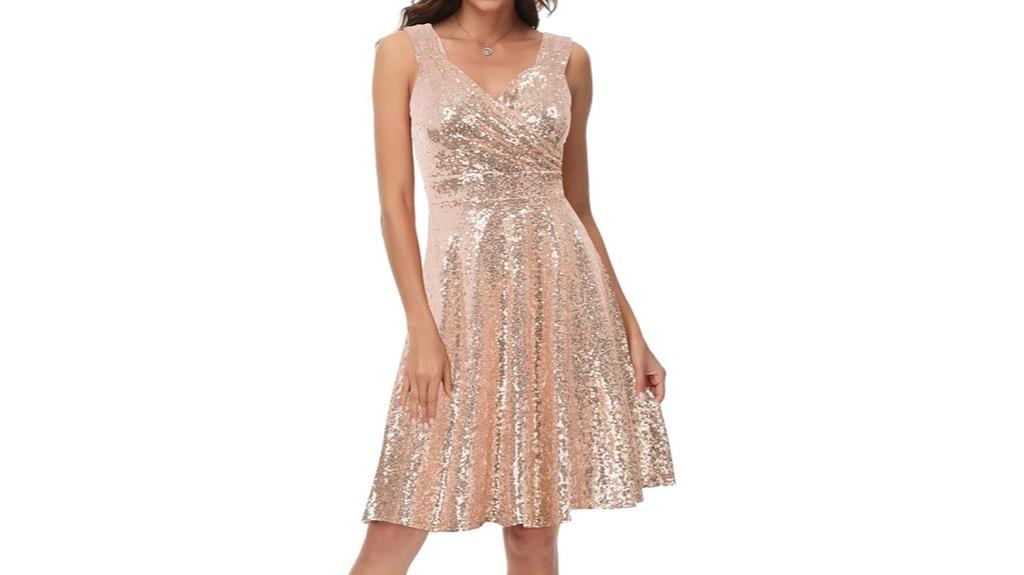 elegant sleeveless wrap dress