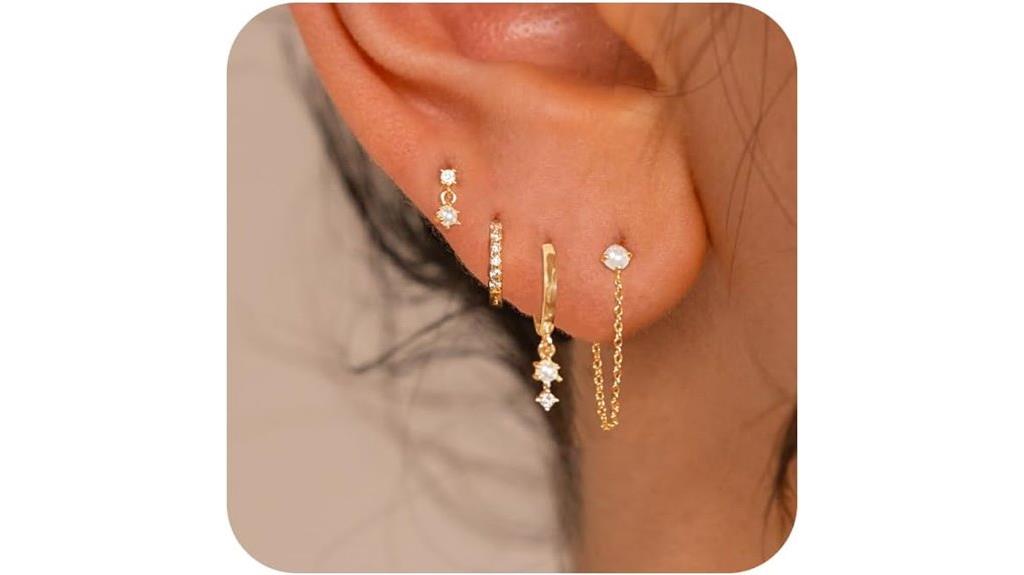 elegant women s gold earrings