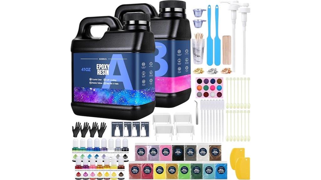 epoxy resin kit with pigments