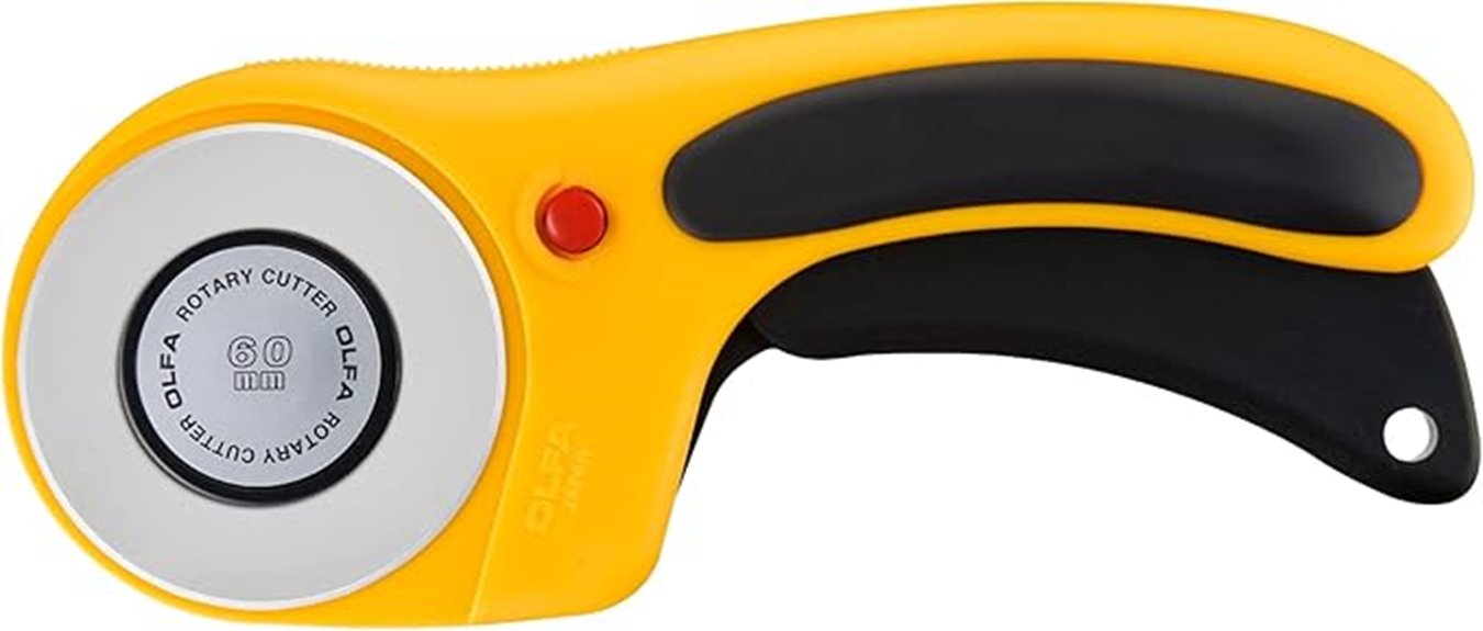 ergonomic 60mm rotary cutter