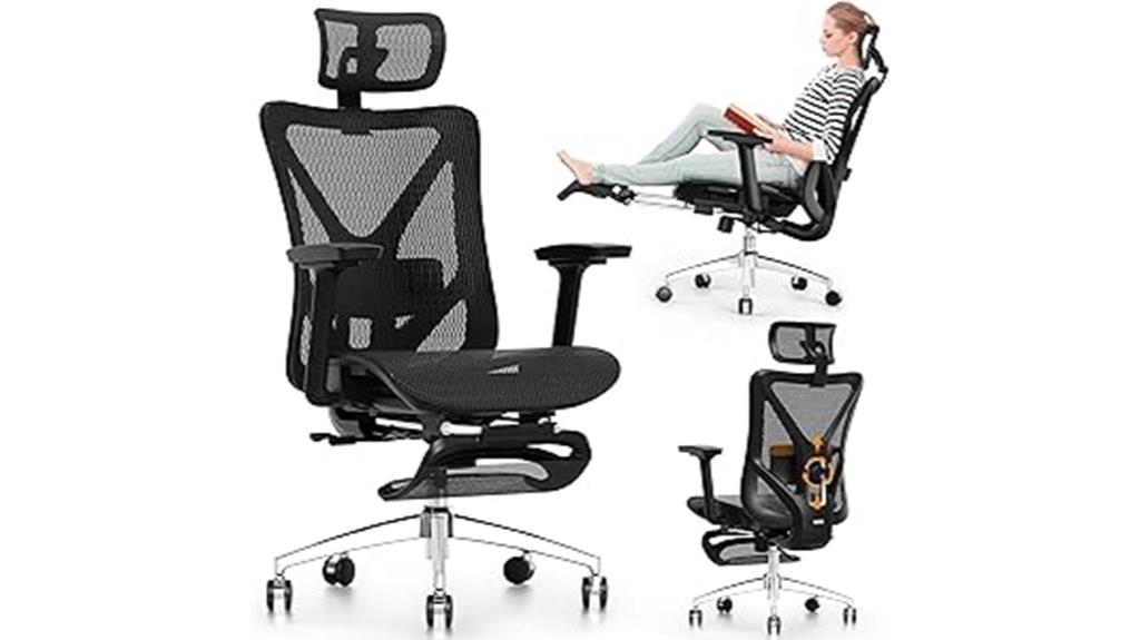 ergonomic chair with lumbar