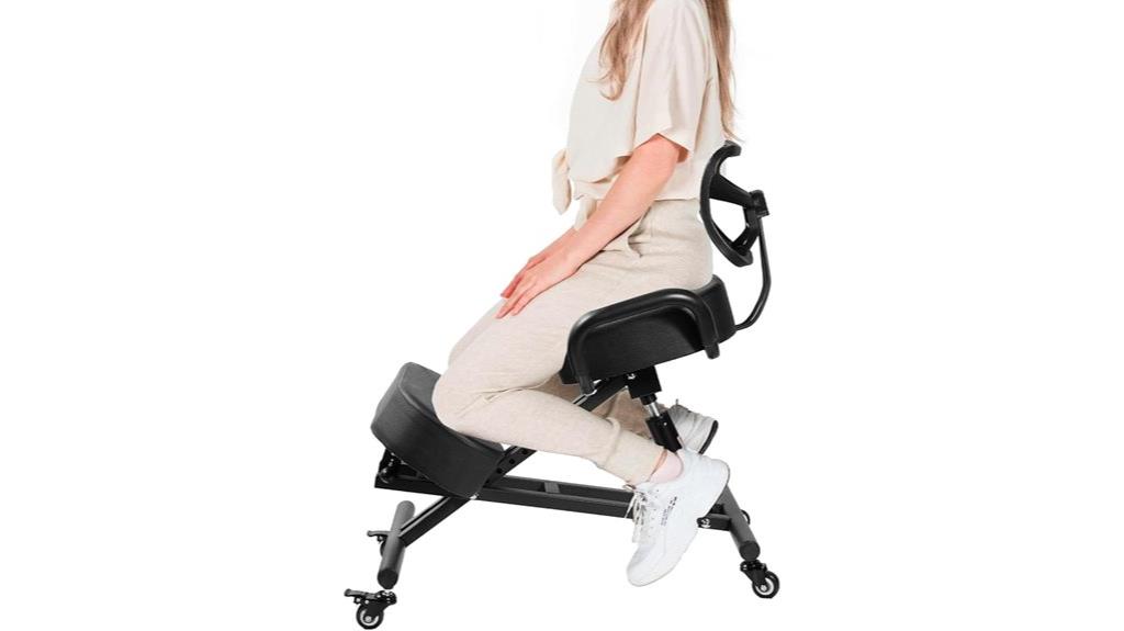 ergonomic kneeling lumbar support