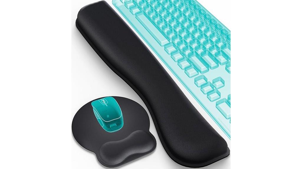 ergonomic mouse pad with wrist rest