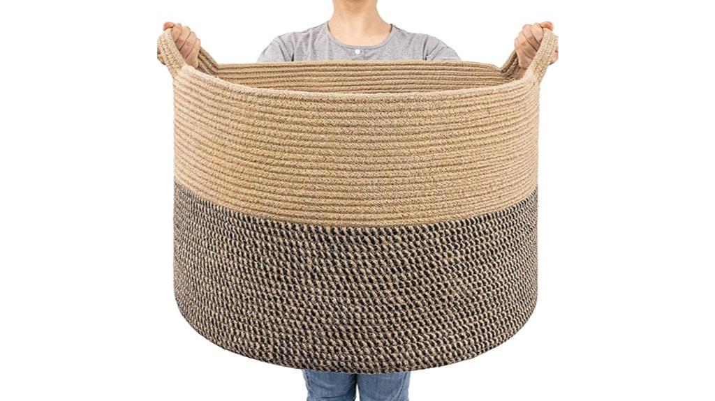 extra large wicker basket