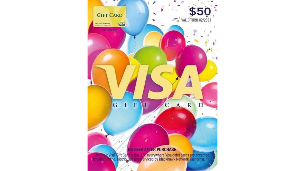 fifty dollar balloon gift