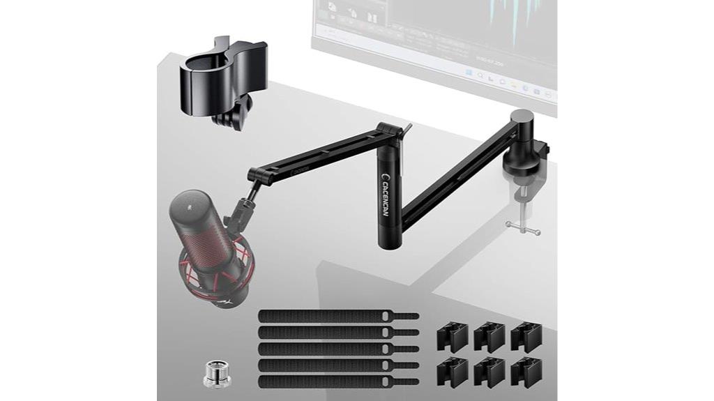 flexible 360 microphone boom