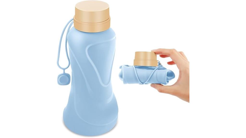 flexible 650ml bpa free bottle