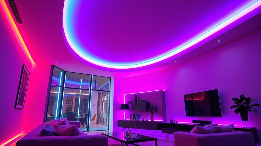 flexible durable colorful lighting