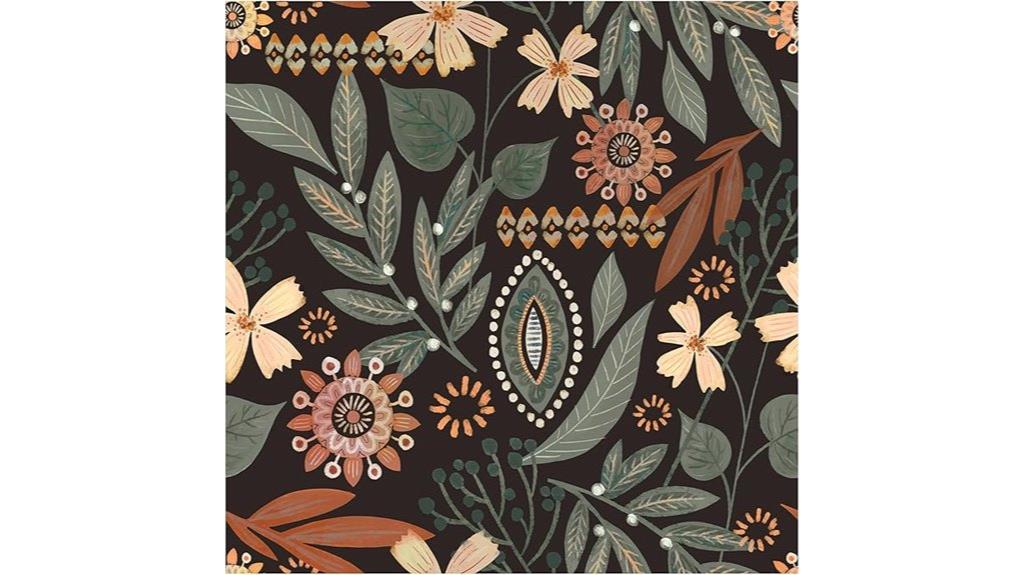 floral peel stick wallpaper