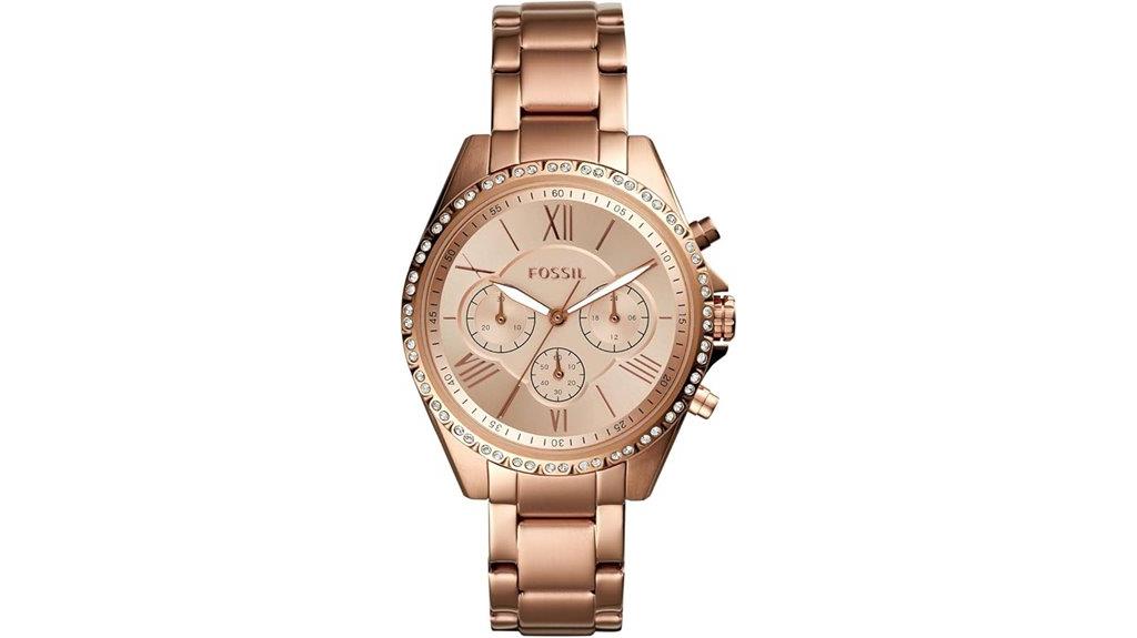 fossil women s stainless steel watch