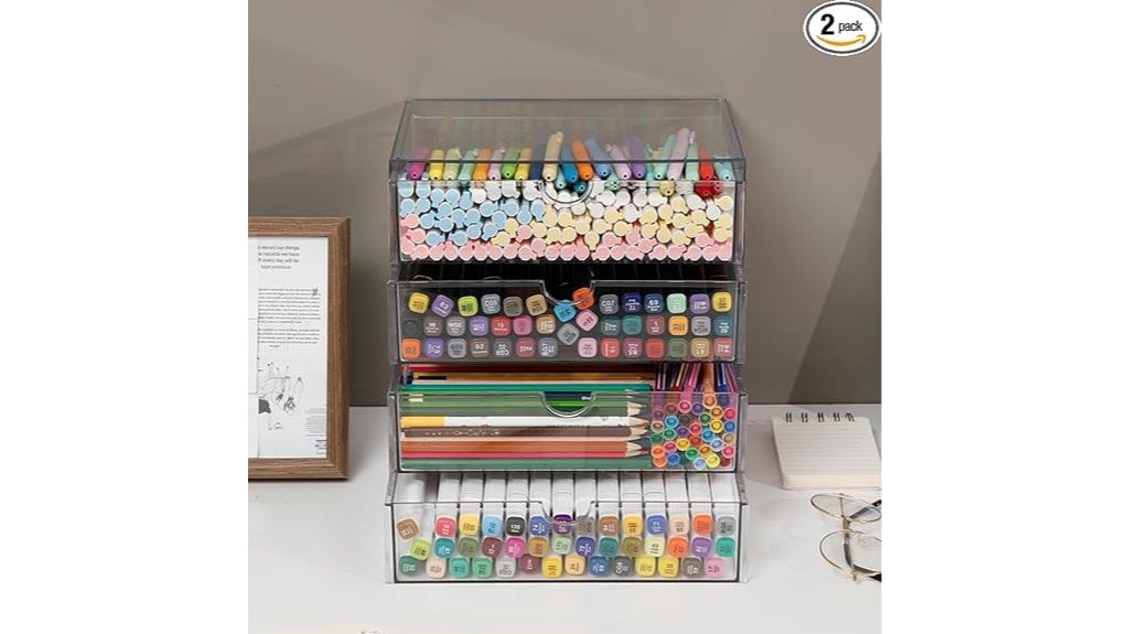 four drawer desk organizer