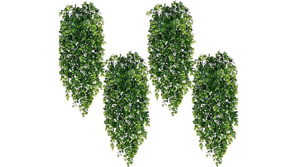 four piece hanging plant set
