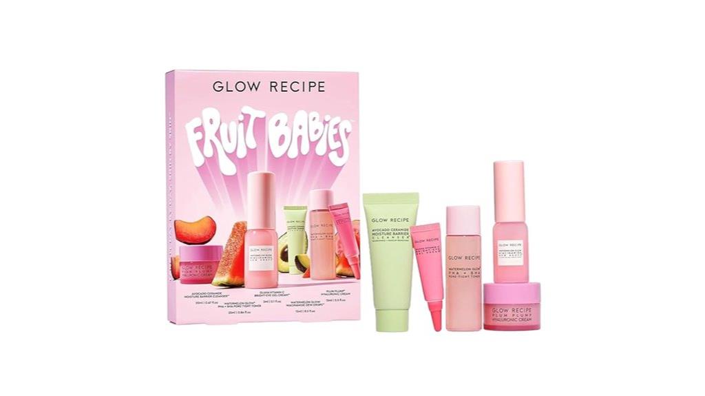fruit inspired skincare set