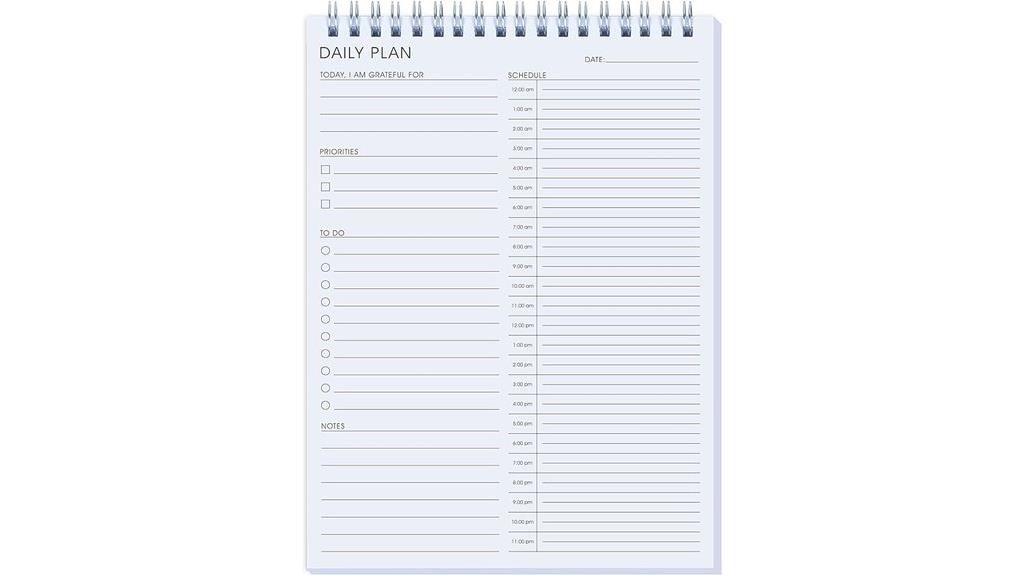 full day schedule planner