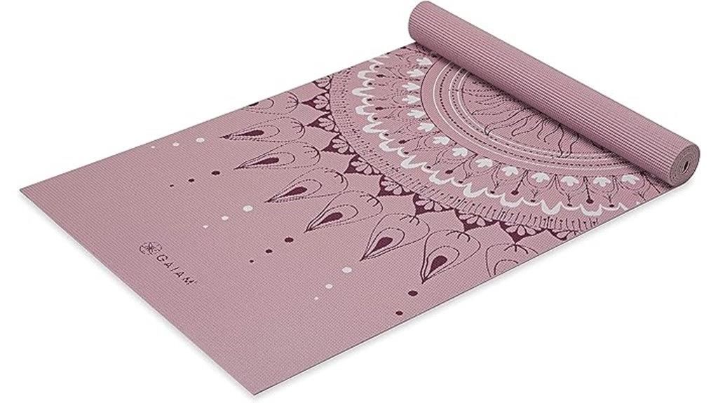 gaiam print yoga mat