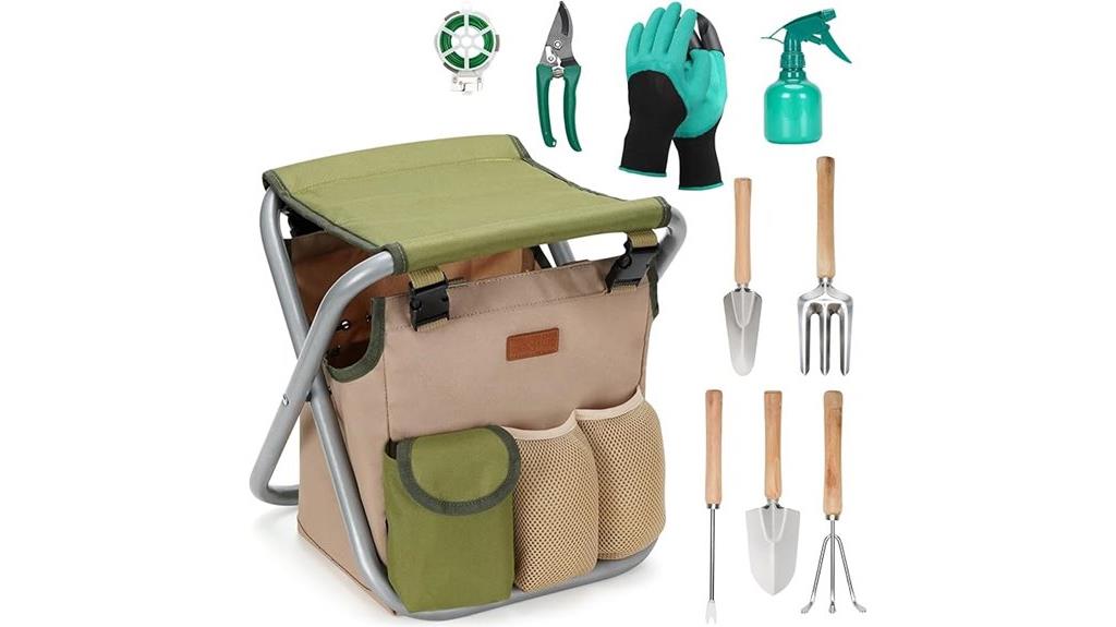 gardening tools with storage