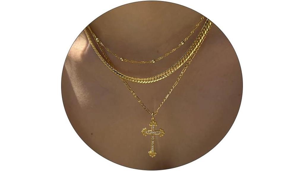 gold plated women s cross
