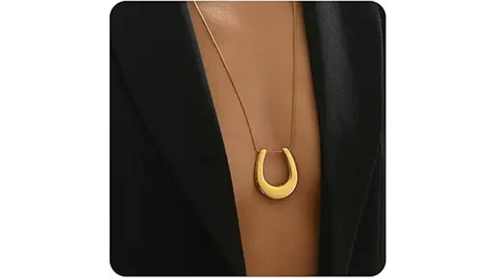 gold twist satellite necklace