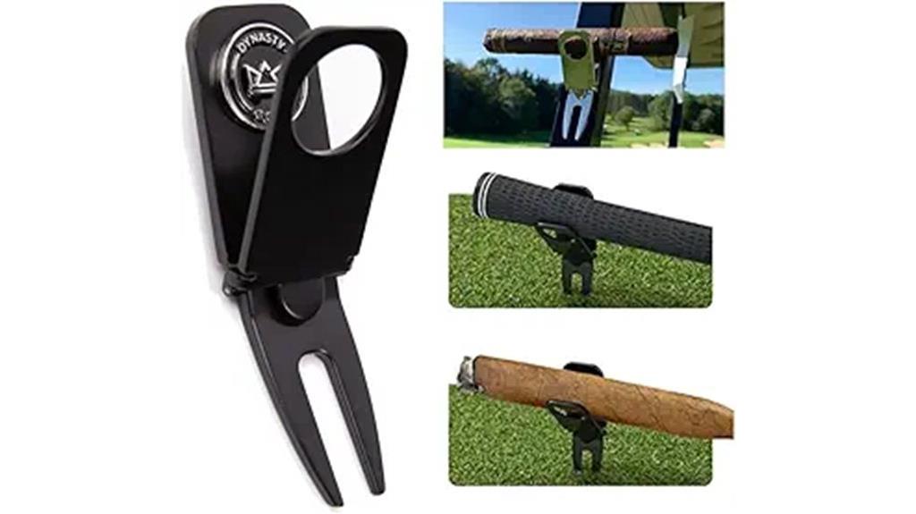 golf cigar and accessory holder