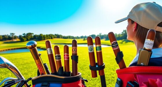 golf cigar holder clips