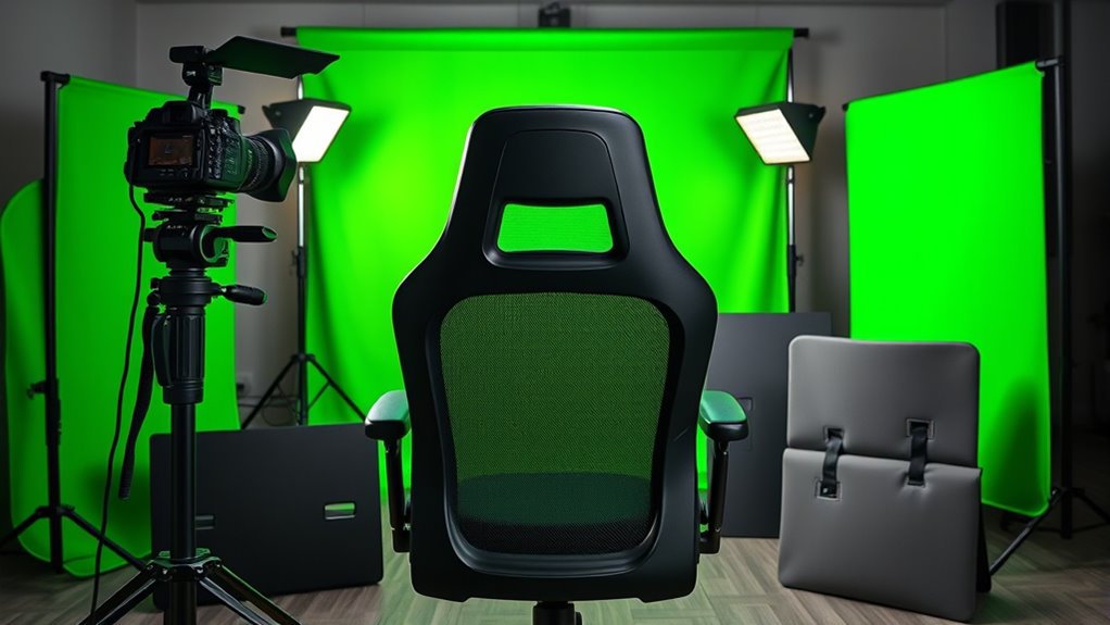 green screen chair attachments