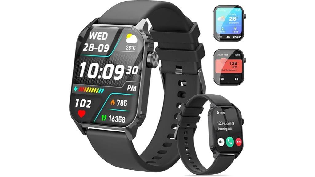 hd waterproof bluetooth smartwatch