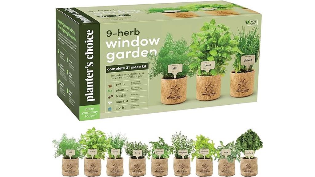 herb indoor window garden