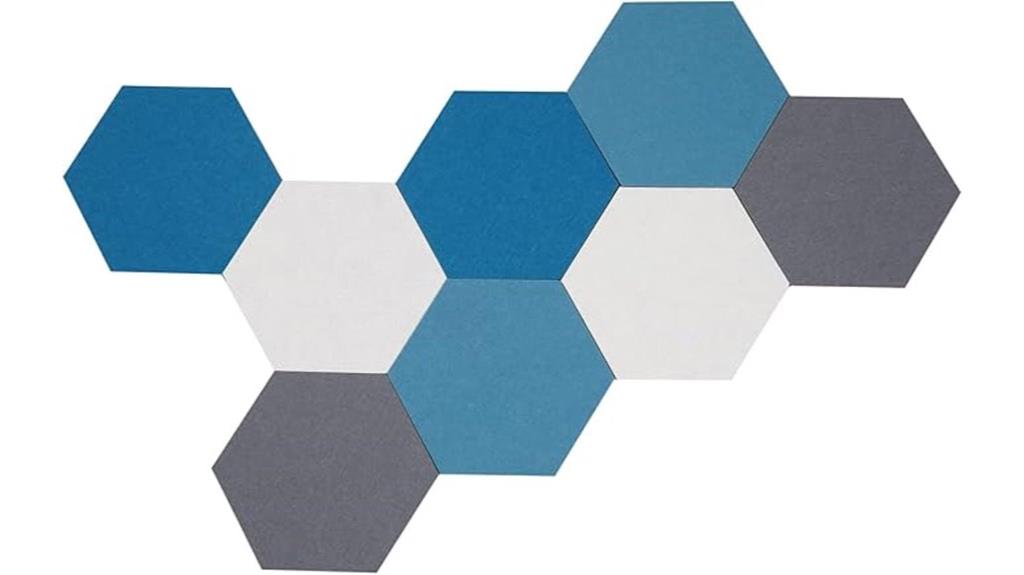hexagon felt cork boards