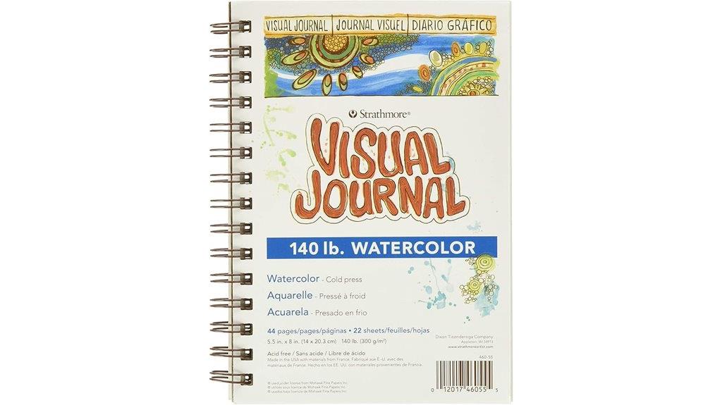 high quality watercolor journal