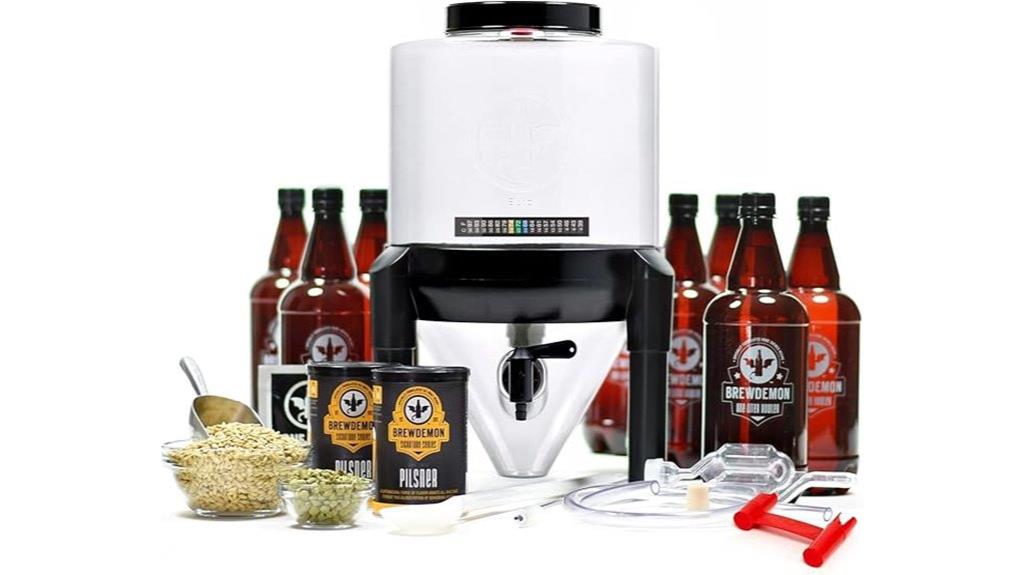 home brewing kit bottles