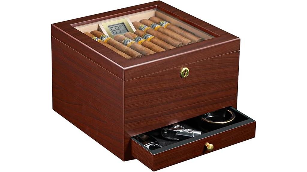 humidor with lock