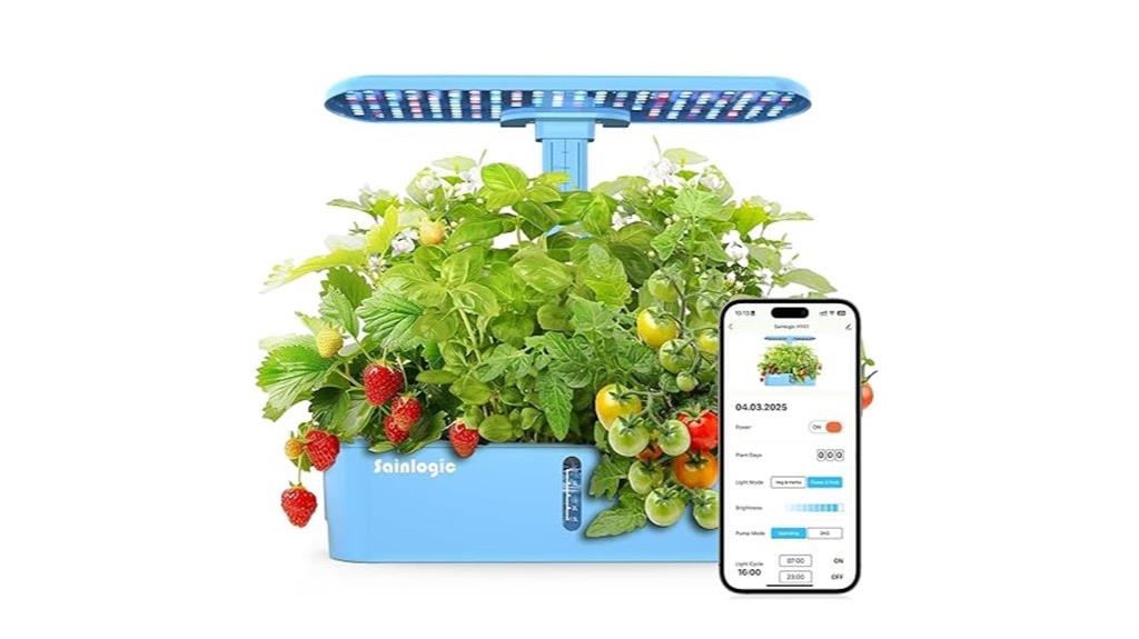 hydroponic kit with 12 pods