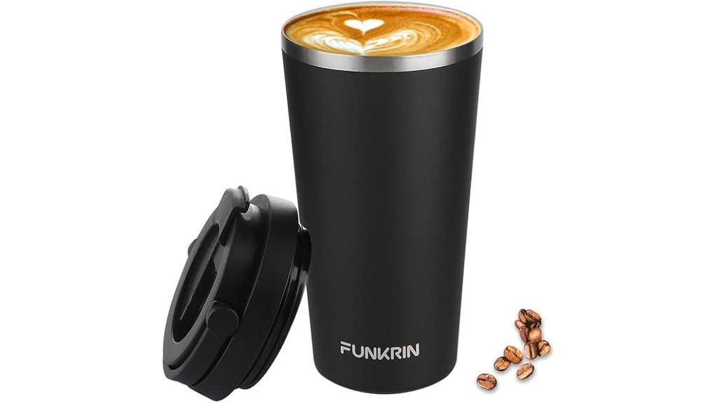 insulated ceramic coffee mug