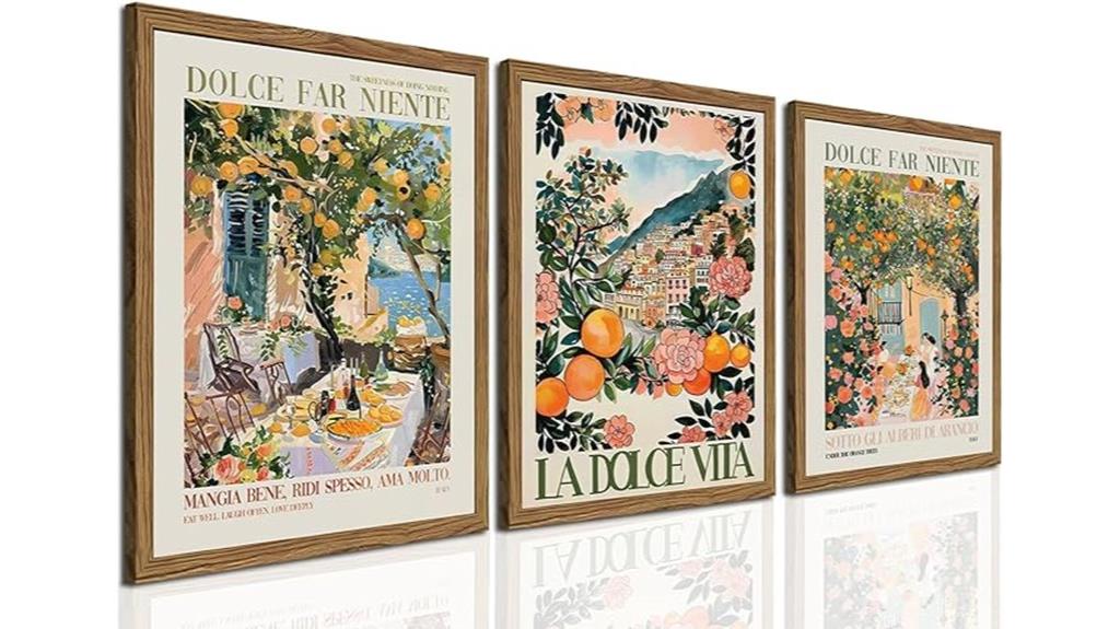 italy coast food artwork