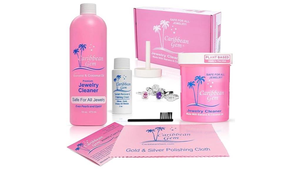 jewelry cleaning brushes cloths
