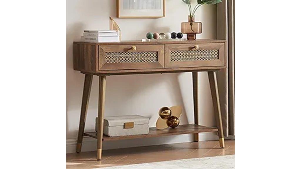 jyed 42 inch console table
