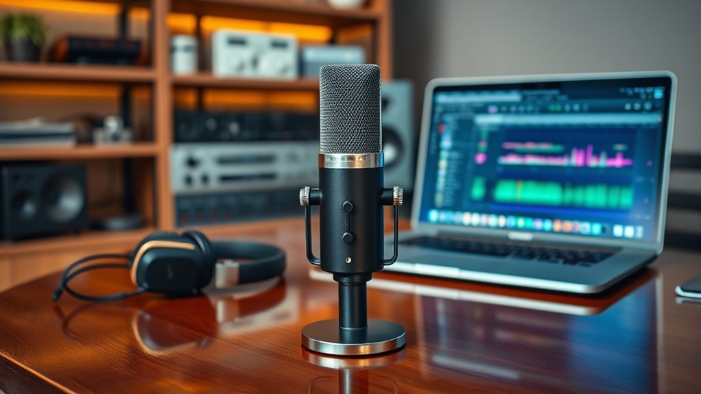 key voiceover microphone features