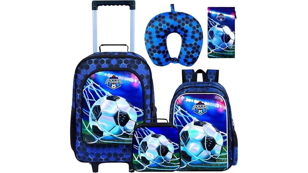 kids wheeled suitcase