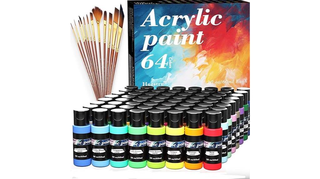large 76 piece acrylic kit