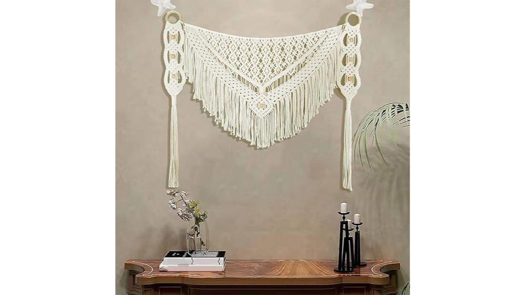 large boho macrame wall hanging