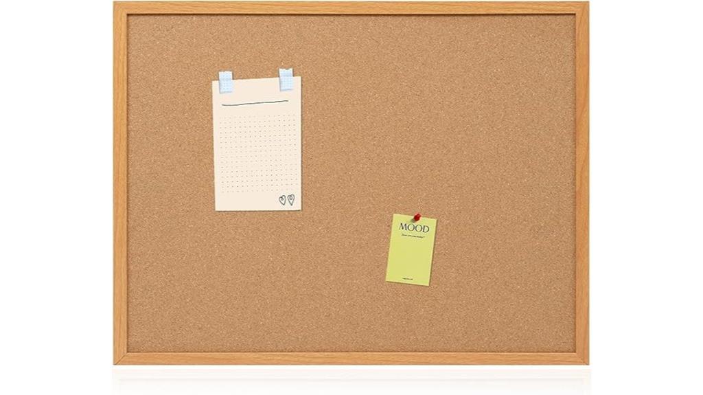 large cork bulletin board