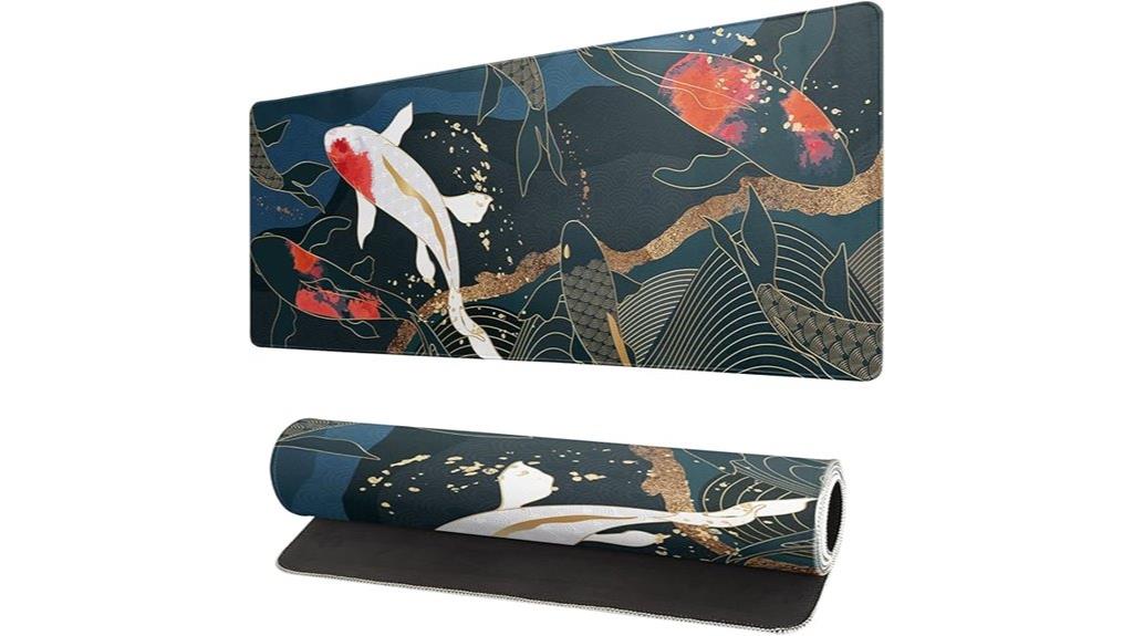 large fish art mouse pad