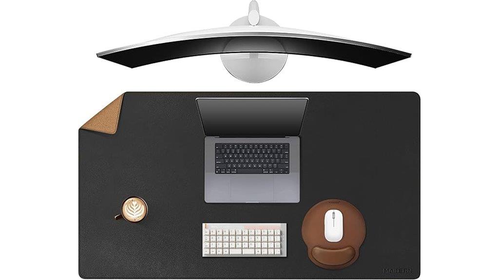 large leather desk mat